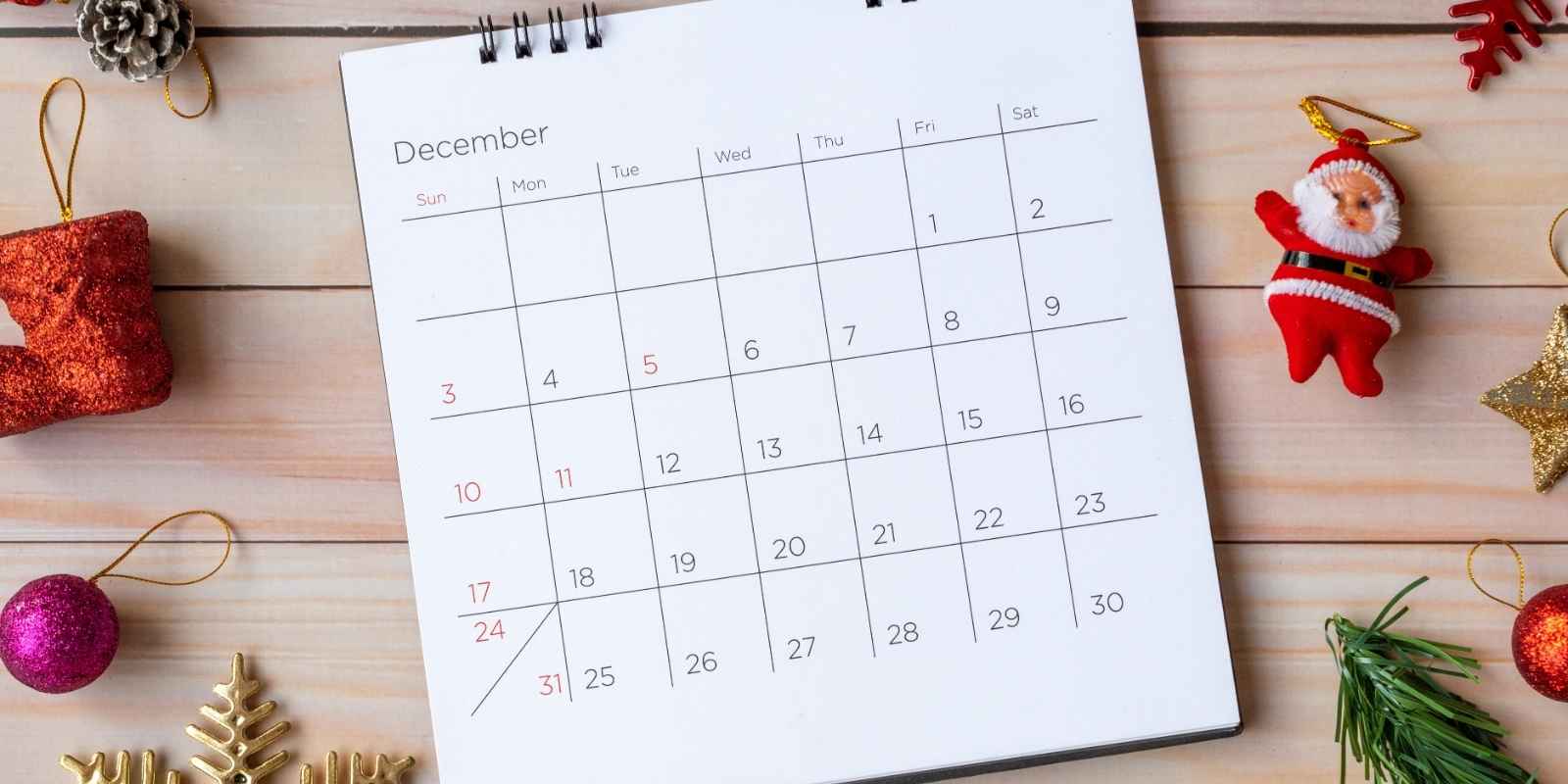 Feriados Diciembre 2025: Calendario completo